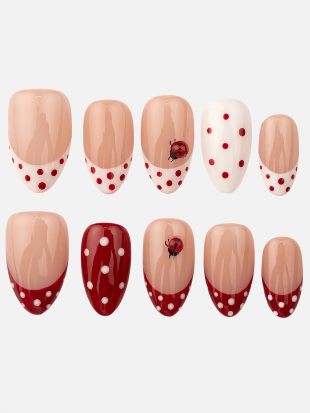 New the only nails “lucky bug” Press-On Nail Set. (S)